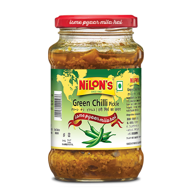 ニロンのグリーンチリピクルス(400グラム)