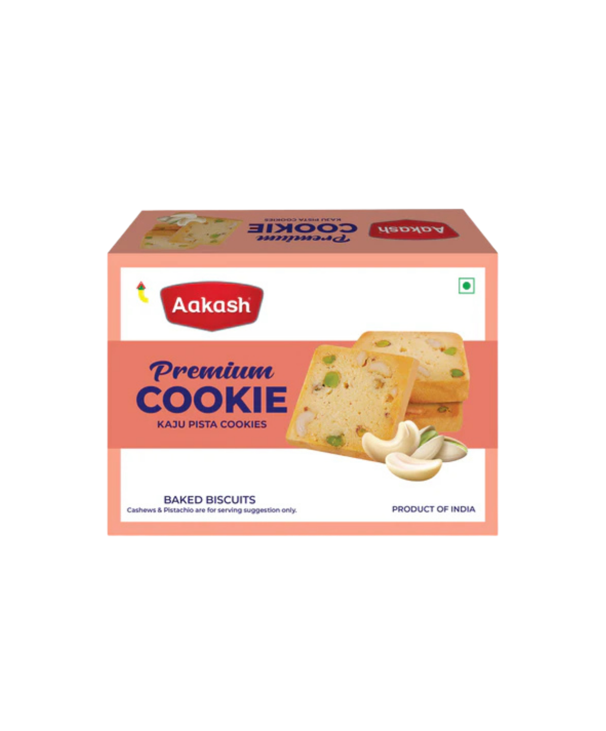 アーカシュ カジュ ピスタ クッキー (250gm)