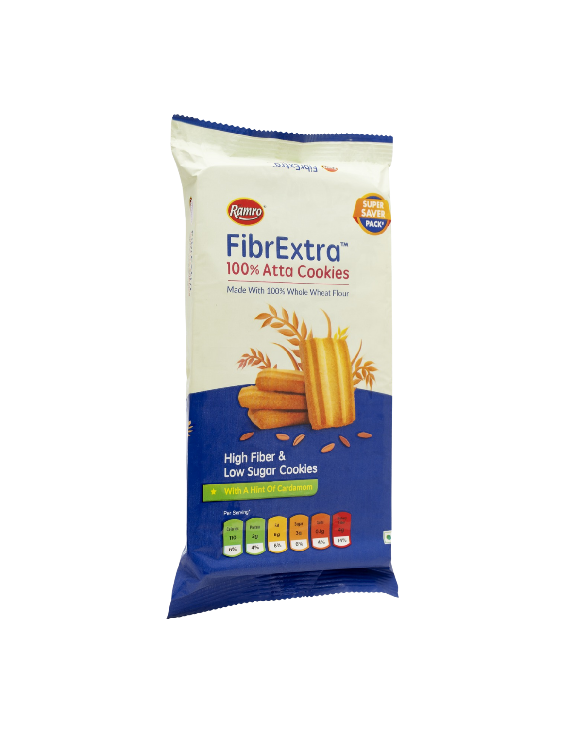 Ramro FiberExtra 100% Atta Cookies (300 gm)