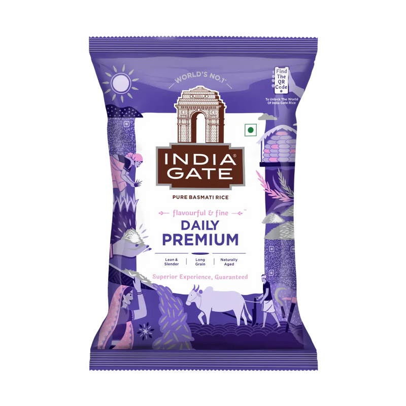 India Gate Daily Premium Basmati Rice (5 kg)