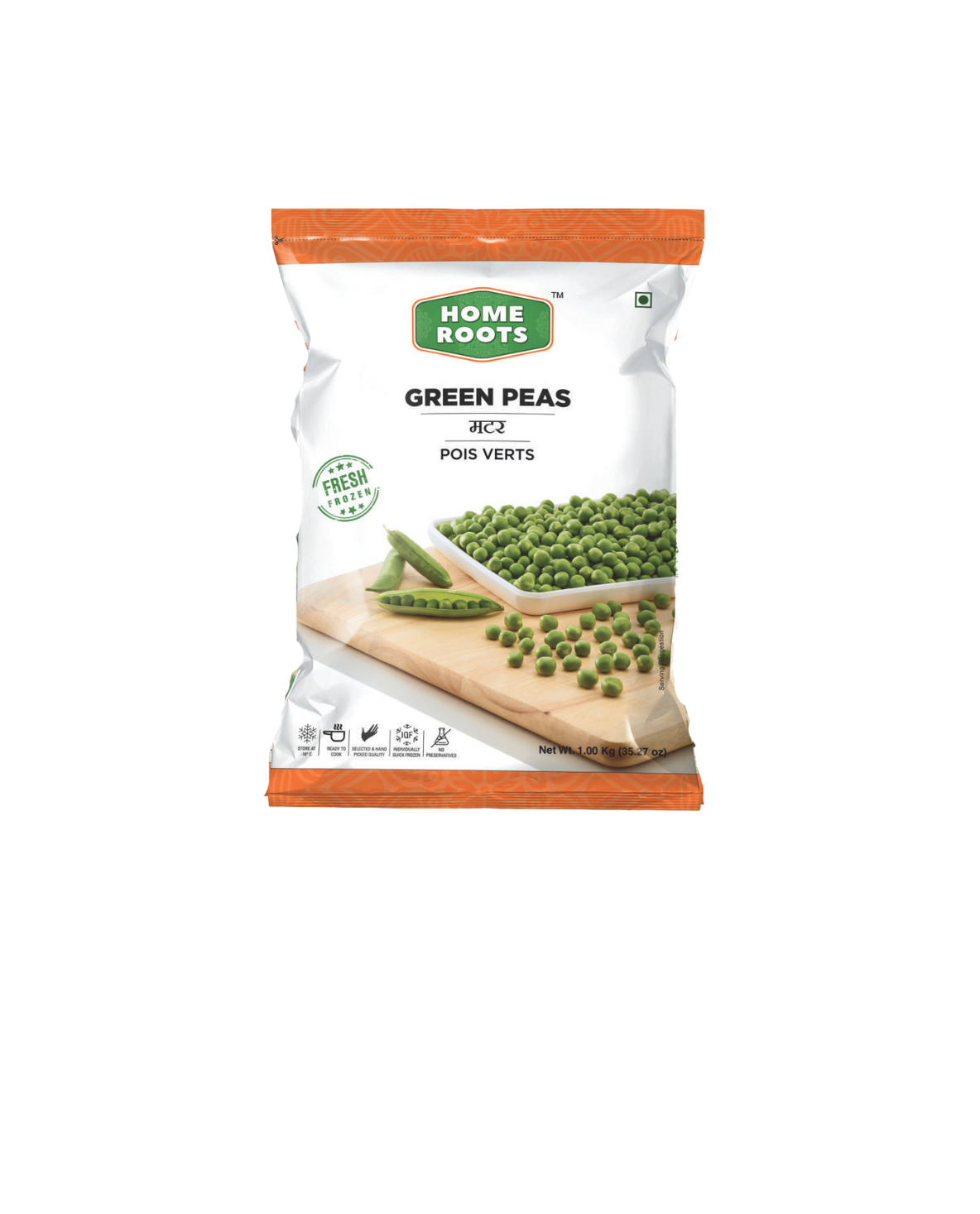 Homeroots Frozen Green Peas (500 gm)