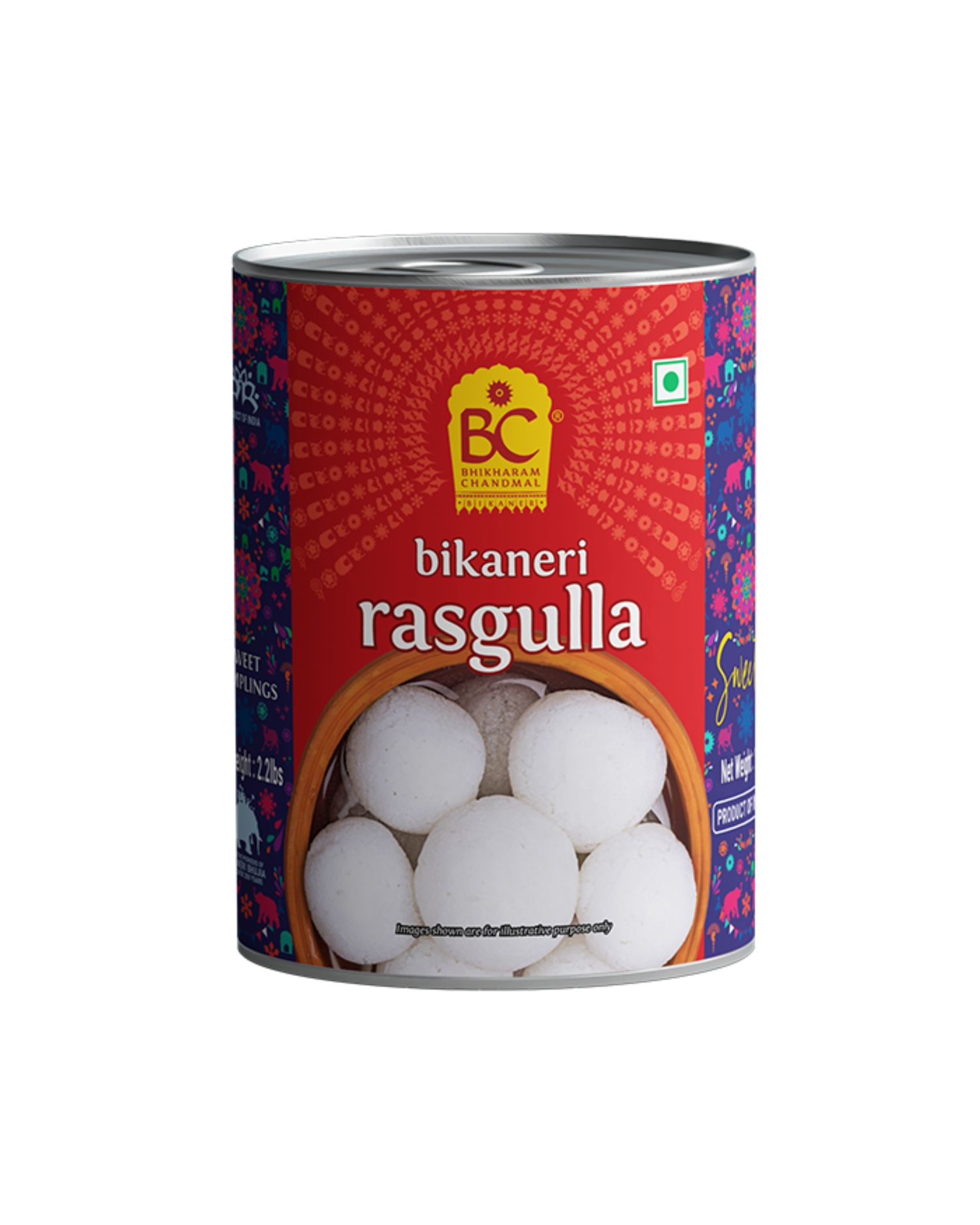 Bhikharam Chandmal Rasgulla  (500 gm)